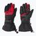 Pánské lyžařské rukavice  ZIENER Ghalion Aquashield black/red salsa