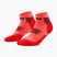 Dámské kompresní ponožky CEP Run Low Cut 5.0 neon coral