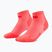 Pánské kompresní ponožky CEP Ultralight Low Cut 4.0 neon coral/red