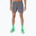 Pánské běžecké šortky ASICS Road 5IN clay grey/steel grey/illuminate green