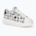 Dámské boty  KARL LAGERFELD Kapri Twin Nft Graffiti white leather w/black
