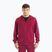Pánská mikina  Pitbull Tape Nugget Hooded Zip Sweatshirt burgundy