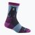 Dámské ponožky Darn Tough Bear Town Micro Crew Cushion purple