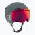Dámská lyžařská helma  HEAD Cinema Pro W grey/red yellow