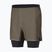 Pánské běžecké kraťasy SCOTT Hybrid Endurance Tech wood grey/black