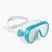 Dámská potápěčská maska Cressi Honey 420 UV white/aquamarine/blue/orange