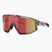 Sluneční brýle Bliz Fusion transparent dark grey/brown red multi