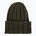 Dámská zimní čepice Woolrich Chunky Beanie dark green