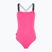 Jednodílné plavky EA7 Emporio Armani Logo Tape neon pink