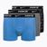 Pánské boxerky Nike Everyday Cotton Stretch Trunk 3Pk UB1 swoosh print/grey/uni blue