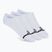 Dámské ponožky SKECHERS 1/2 Terry No Show 3 páry white traditional