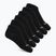 Pánské ponožky SKECHERS Non Terry Low Cut 6 párů black