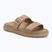 Dámské pantofle Tommy Hilfiger Double Strap Sandal Pearl safari canvas pearlized