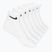 Ponožky Nike Everyday Cushioned 6 párů white/black