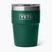 Termoska YETI Rambler Stackable 473 ml black forest green