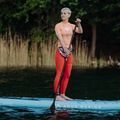 Dámské legíny Gym Glamour push up oranžové 369 2