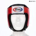 Ochranná helma Fairtex Muay Thai & Kickboxing Competition red 8