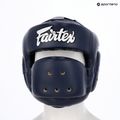 Boxerská helma Fairtex Full Face Protector blue 13