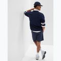 Pánská mikina GAP Logo Piping Crewneck blue navy 6