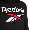 Pánská mikina  Reebok Identity Big Logo Fleece Hoodie black/white/vector red 3