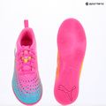 Dětské kopačky PUMA Future 9 Play IT Jr poison pink/puma wht/sun stream/bright aqua/puma blk 9