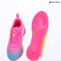 Dětské kopačky PUMA Future 9 Play TT poison pink/puma white/sun stream/bright aqua/puma black 9