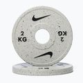 Olympijské kotouče Nike Strength Grind Change Plates 2 x 2 kg wolf grey