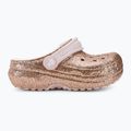 Dětské žabky Crocs Classic Lined Glitter Clog gold/barely pink 3