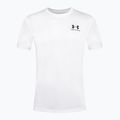Pánské tréninkové tričko Under Armour Sportstyle Left Chest SS white/black 4