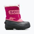 Juniorské sněhule Sorel Snow Commander tropic pink/deep blush 7