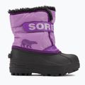 Juniorské sněhule Sorel Snow Commander gumdrop/purple violet 2