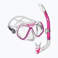 Sada na šnorchlování Mares Ridley pink/white/clear