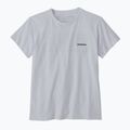 Dámské trekingové tričko Patagonia P-6 Logo Responsibili-Tee white 4