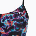 Dámské jednodílné plavky TYR Durafast Elite Energy Cutoutfit multicolor 3