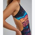 Dámské jednodílné plavky Tyr Durafast Elite Magmata Cutoutfit gold/multi/rainbow 7