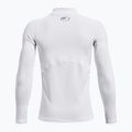 Dětské tréninkové tričko s dlouhým rukávem Under Armour Cg Armour Mock white/black 2