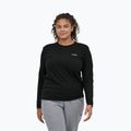 Dámské tričko Longsleeve Patagonia P-6 Logo Responsibili-Tee black