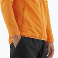Pánská trekingová mikina Salomon Lightwarm Full Zip turmeric 6