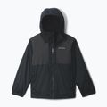 Dětská nepromokavá bunda Columbia Rainy Trails II Fleece mountain black/black slub