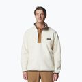 Pánská fleecová mikina Columbia Helvetia II Half Snap Fleece chalk