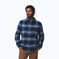 Pánská košile Columbia Windward II collegiate navy blurred ombre