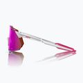 Sluneční brýle 100% Hypercraft XS matte white/pink/hiper vital pink mirror 2
