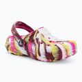 Dětské žabky Crocs Classic Lined Marbled Clog electric pink/multi 2