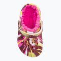 Dětské žabky Crocs Classic Lined Marbled Clog electric pink/multi 7