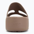 Dámské nazouváky Crocs Gateway Platform H-Strap latte 6