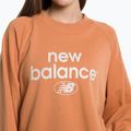 Dámská sportovní mikina New Balance Essentials Reimagined Archive French Terry Crewneck hnědá NBWT31508 4