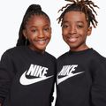 Dětská mikina Nike Sportswear Club Fleece comet black/white 11