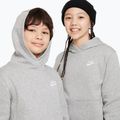 Dětská mikina Nike Sportswear Club Fleece dark grey heather/white 8
