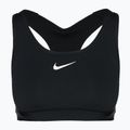 Tréninková podprsenka Nike Swoosh Medium Support černá/bílá 7