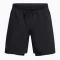 Pánské běžecké šortky Under Armour Launch 7" 2IN1 black/black/reflective